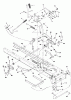 Murray 38500A - 38" Lawn Tractor (1997) Ersatzteile Mower Housing Suspension