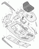 Murray 309300x30A - 30" Mid-Engine Rider (2003) Ersatzteile Chassis & Hood
