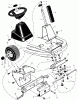 Murray 309300x30A - 30" Rear Engine Rider (2003) Ersatzteile Steering