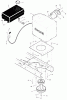 Murray 38500B - 38" Lawn Tractor (1998) Ersatzteile Engine Mount