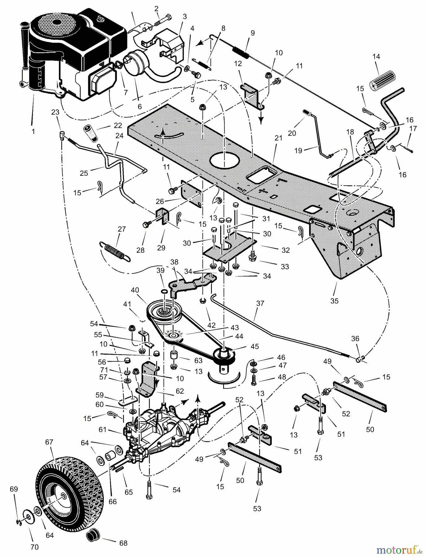  Murray Reitermäher 309306x89A - Yard King Performance 30