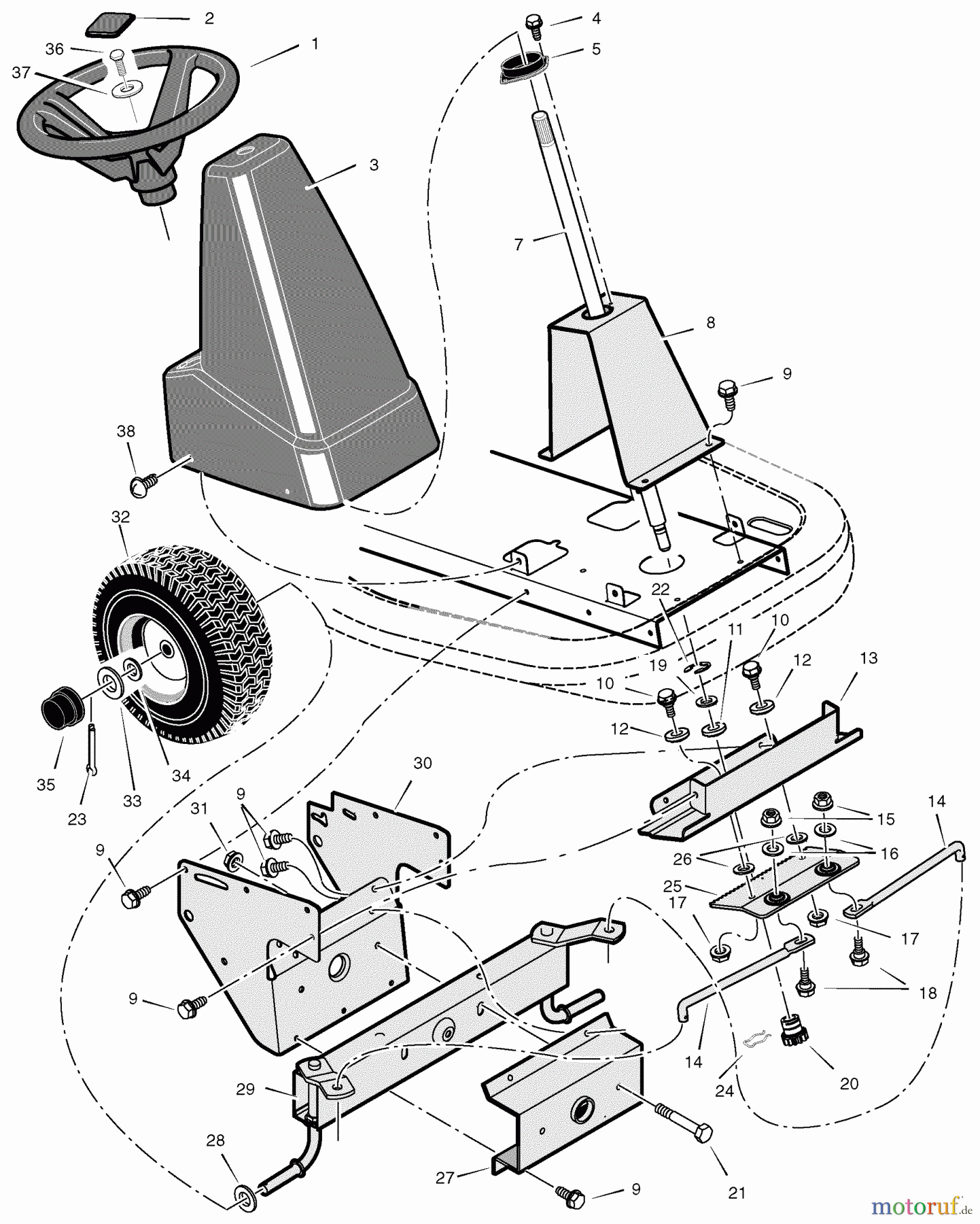  Murray Reitermäher 536.270282 - Craftsman 30
