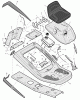 Murray 536.270290 - Craftsman 30" Mid-Engine Rider (2004) (Sears) Ersatzteile Chassis & Hood