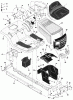 Murray 38500x192A - B&S/ 38" Lawn Tractor (1997) (Walmart) Ersatzteile Chassis & Hood