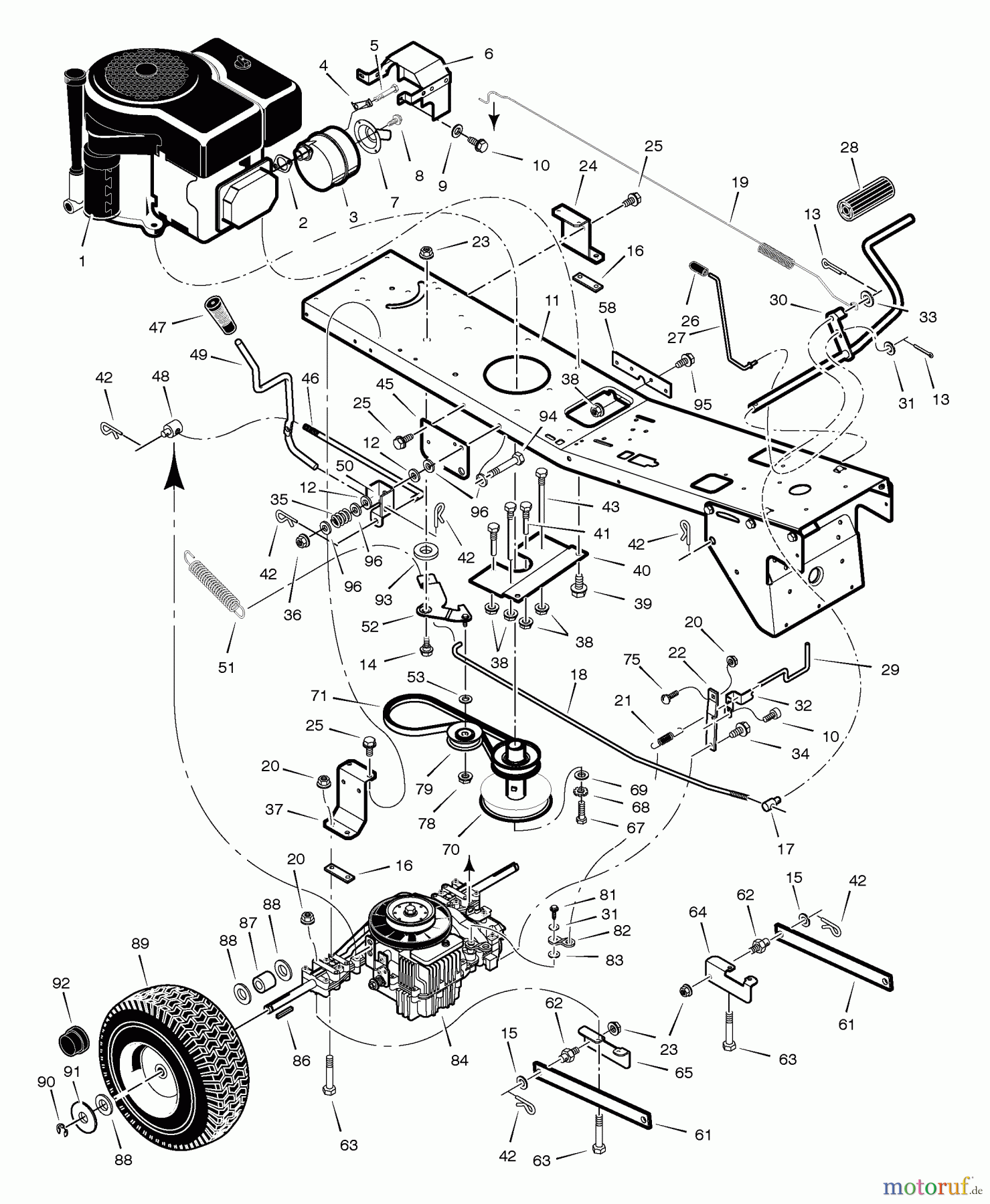  Murray Reitermäher 536.270300 - Craftsman 30