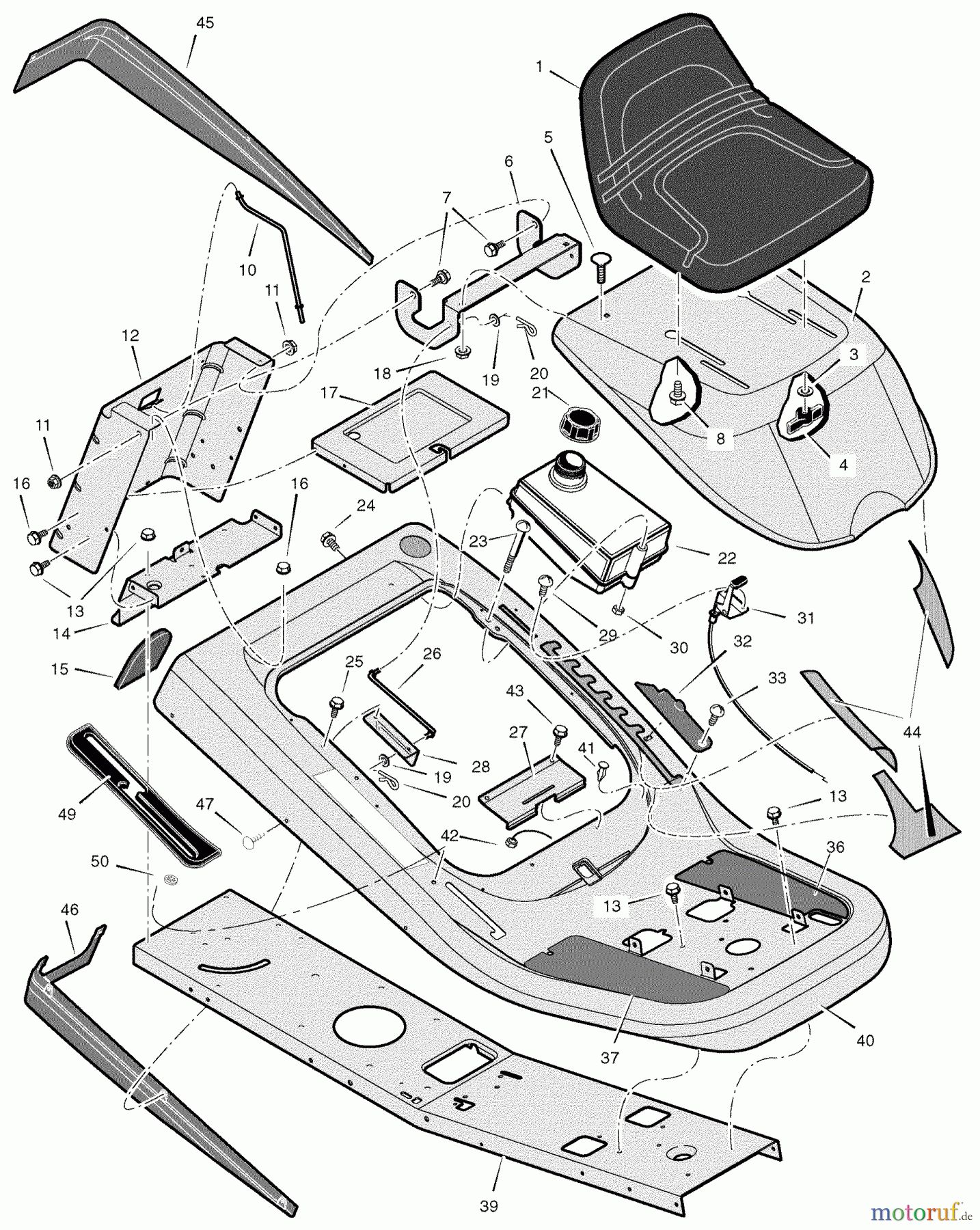 Murray Reitermäher C950-60405-0 - Craftsman 30