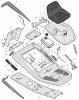 Murray C950-60405-0 - Craftsman 30" Mid-Engine Rider (2004) (Sears) Ersatzteile Chassis & Hood