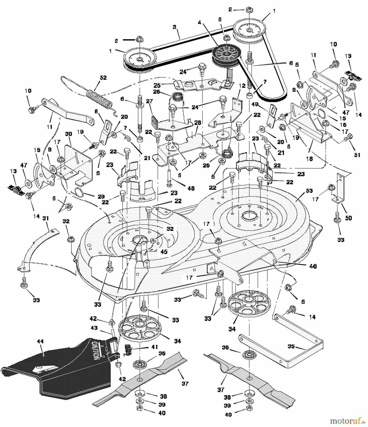 Murray Rasen- und Gartentraktoren 38500x192A - B&S/Murray 38