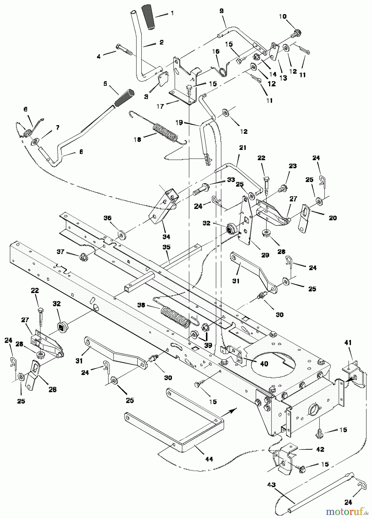Murray Rasen- und Gartentraktoren 38500x192A - B&S/Murray 38
