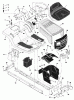 Murray 38500x92B - B&S/ 38" Lawn Tractor (1997) (Walmart) Ersatzteile Chassis & Hood