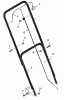 Murray 20101x92A - B&S/ 20" Walk-Behind Mower (1997) (Walmart) Ersatzteile Handle Assembly