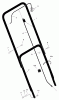 Murray 20101x31NA - Scotts 20" Walk-Behind Mower (2002) (Home Depot) Ersatzteile Handle Assembly