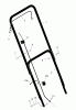 Murray 201030x199A - B&S/ 20" Walk-Behind Mower (2003) (AAFES) Ersatzteile Handle Assembly