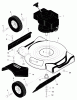 Murray 20104A - 20" Walk-Behind Mower (1998) Ersatzteile Handle Assembly