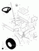 Murray 38500x30A - 38" Lawn Tractor (1999) Ersatzteile Steering