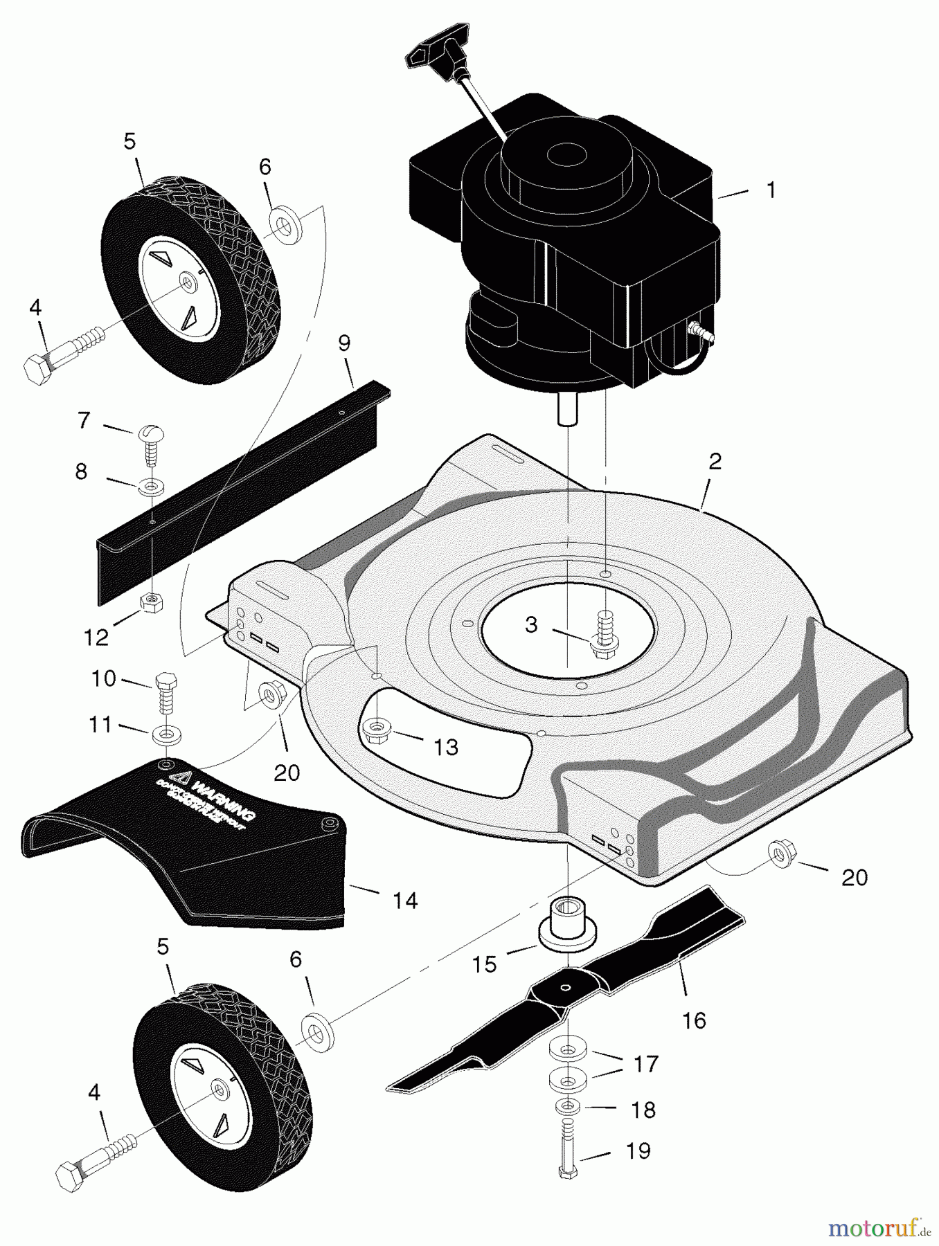  Murray Rasenmäher 20104F - Murray 20