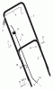 Murray 20104x99B - B&S/ 20" Walk-Behind Mower (2000) (AAFES) Ersatzteile Handle Assembly