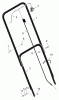 Murray 20111x194A - B&S/ 20" Walk-Behind Mower (2000) (Walmart) Ersatzteile Handle Assembly