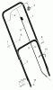 Murray 20111x592A - B&S/ 20" Walk-Behind Mower (2000) (Walmart) Ersatzteile Handle Assembly
