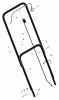 Murray 20111x92B - B&S/ 20" Walk-Behind Mower (2001) (Walmart) Ersatzteile Handle Assembly