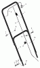 Murray 20111x92C - B&S/ 20" Walk-Behind Mower (2002) (Walmart) Ersatzteile Handle Assembly