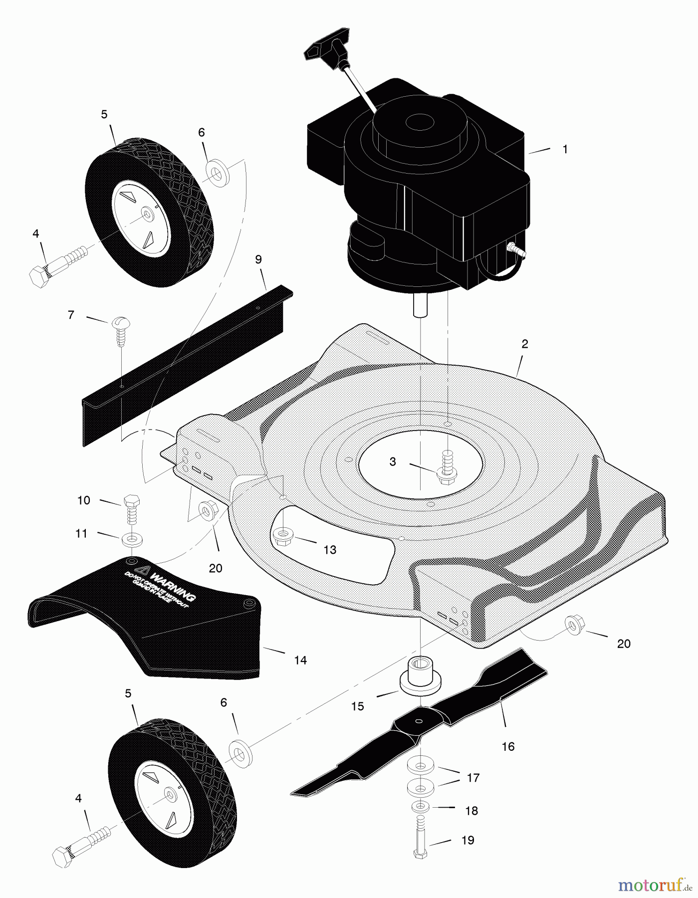 Murray Rasenmäher 20112x92NA - B&S/Murray 20