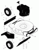 Murray 20114A - 20" Walk-Behind Mower (1998) Ersatzteile Handle Assembly