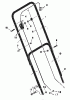 Murray 20121A - 20" Walk-Behind Mower (1997) Ersatzteile Handle Assembly