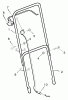 Murray 20223B - 20" Walk-Behind Mower (1996) Ersatzteile Handle Assembly