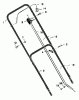 Murray 20405x92A - B&S/ 20" Walk-Behind Mower (1997) (Walmart) Ersatzteile Handle Assembly