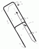 Murray 20405x82B - Ranch King 20" Walk-Behind Mower (2000) Ersatzteile Handle Assembly
