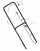Murray 20406A - 20" Walk-Behind Mower (1998) Ersatzteile Handle Assembly