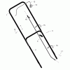 Murray 20406A - 20" Walk-Behind Mower (1999) Ersatzteile Handle Assembly