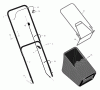 Murray 20406x83B - B&S/ 20" Walk-Behind Mower (2000) (Walmart) Ersatzteile Handle & Bag Assembly