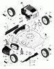 Murray 20406x8B - Scotts 20" Walk-Behind Mower (1998) (Home Depot) Ersatzteile Mower Housing Assembly