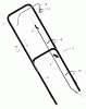 Murray 20406x9B - B&S/ 20" Walk-Behind Mower (1998) (Montgomery Wards) Ersatzteile Handle Assembly