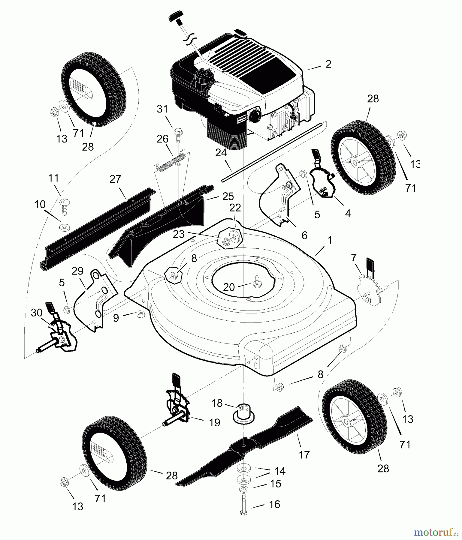  Murray Rasenmäher 20407C - Murray 20