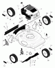 Murray 20407x99A - B&S/ 20" Walk-Behind Mower (1998) (AAFES) Ersatzteile Handle Assembly