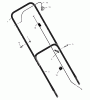 Murray 204110x99A - B&S/ 20" Walk-Behind Mower (2002) (AAFES) Ersatzteile Handle Assembly