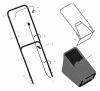 Murray 20415x31A - Scotts 20" Walk-Behind Mower (2000) (Home Depot) Ersatzteile Handle & Bag Assembly