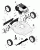 Murray 20415x31B - Scotts 20" Walk-Behind Mower (2000) (Home Depot) Ersatzteile Mower Housing Assembly