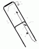 Murray 20415x8D - Scotts 20" Walk-Behind Mower (2000) (Home Depot) Ersatzteile Handle Assembly