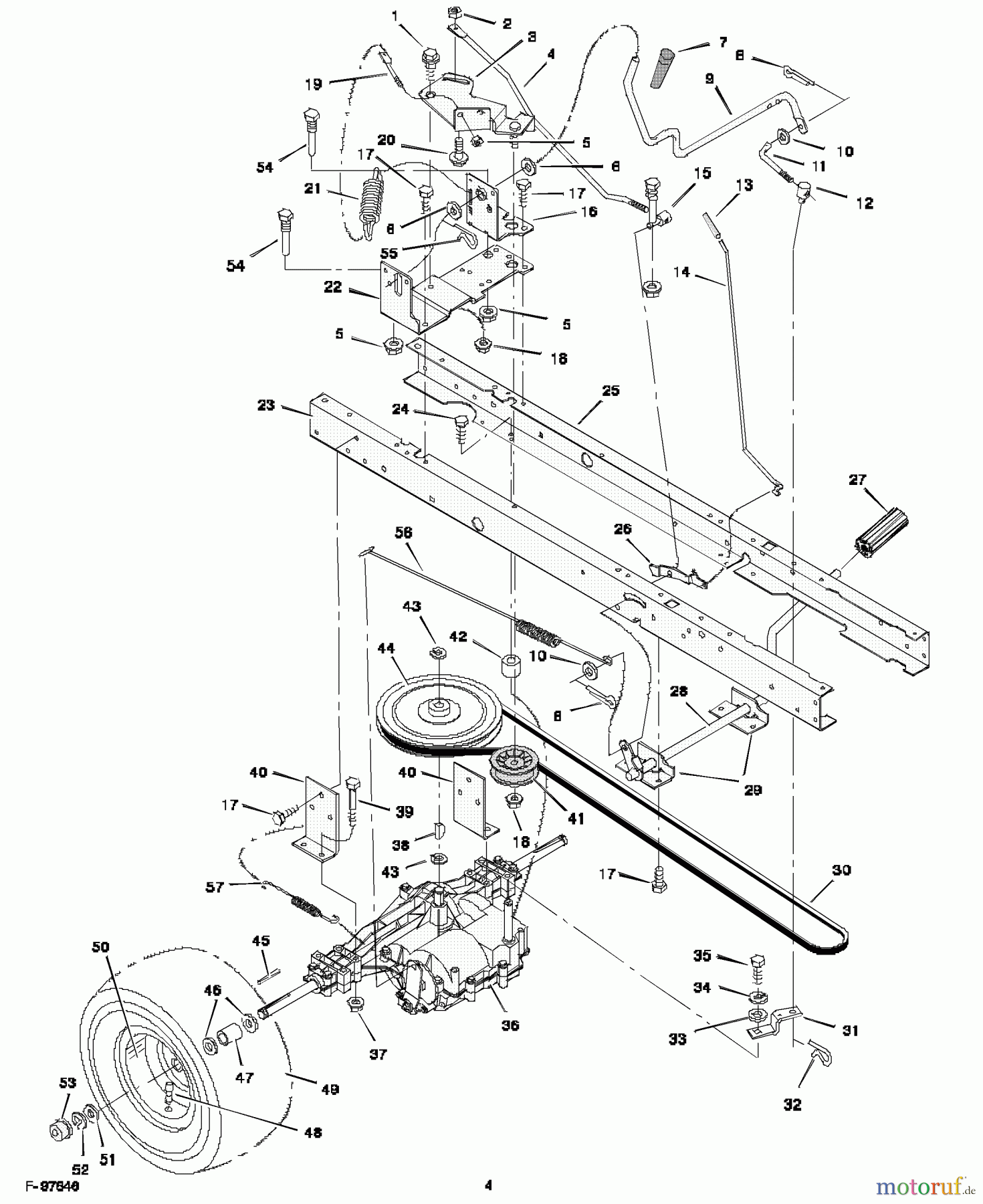 Murray Rasen- und Gartentraktoren 38504x25A - B&S/Murray 38