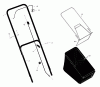 Murray 204210x194A - B&S/ 20" Walk-Behind Mower (2003) (Walmart) Ersatzteile Handle & Bag Assembly