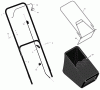 Murray 204210x30B - 20" Walk-Behind Mower (2004) Ersatzteile Handle & Bag Assembly