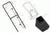 Murray 204210x8D - Scotts 20" Walk-Behind Mower (2004) (Home Depot) Ersatzteile Handle And Bag Assembly
