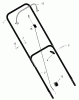 Murray 204210x8E - Scotts 20" Walk-Behind Mower (2004) (Home Depot) Ersatzteile Handle Assembly - Tecumseh Models