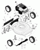 Murray 204210x8E - Scotts 20" Walk-Behind Mower (2004) (Home Depot) Ersatzteile Mulcher Models