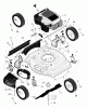Murray 204210x8E - Scotts 20" Walk-Behind Mower (2004) (Home Depot) Ersatzteile Side Discharge Models