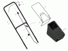 Murray 204211x194A - B&S/ 20" Walk-Behind Mower (2004) (Walmart) Ersatzteile Handle & Bag Assembly